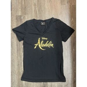 2019 Disney Women's Aladdin Live Action T-Shirt - Size Medium - Black / Gold